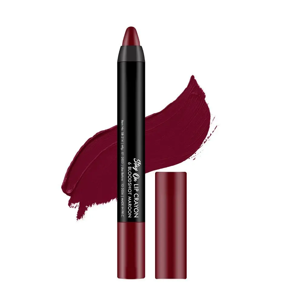 Swiss Beauty Stay on Matte Crayon Lipstick SB-214-06 (Crayon) 3.5g