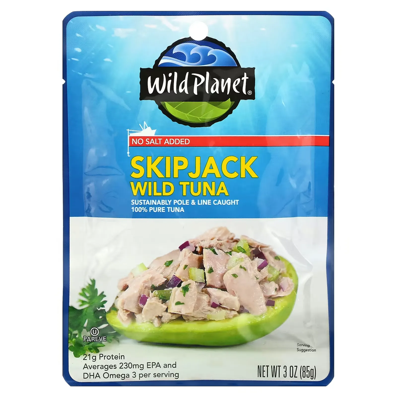 Skipjack Wild Tuna, 3 oz (85 g)