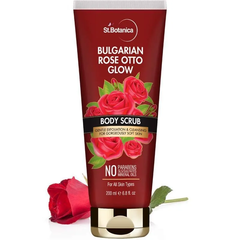 St.Botanica Bulgarian Rose Otto Glow Body Scrub