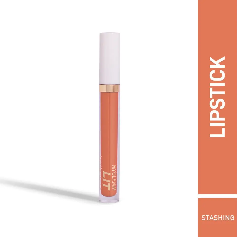 MyGlamm LIT Liquid Matte Lipstick-Stashing-3ml