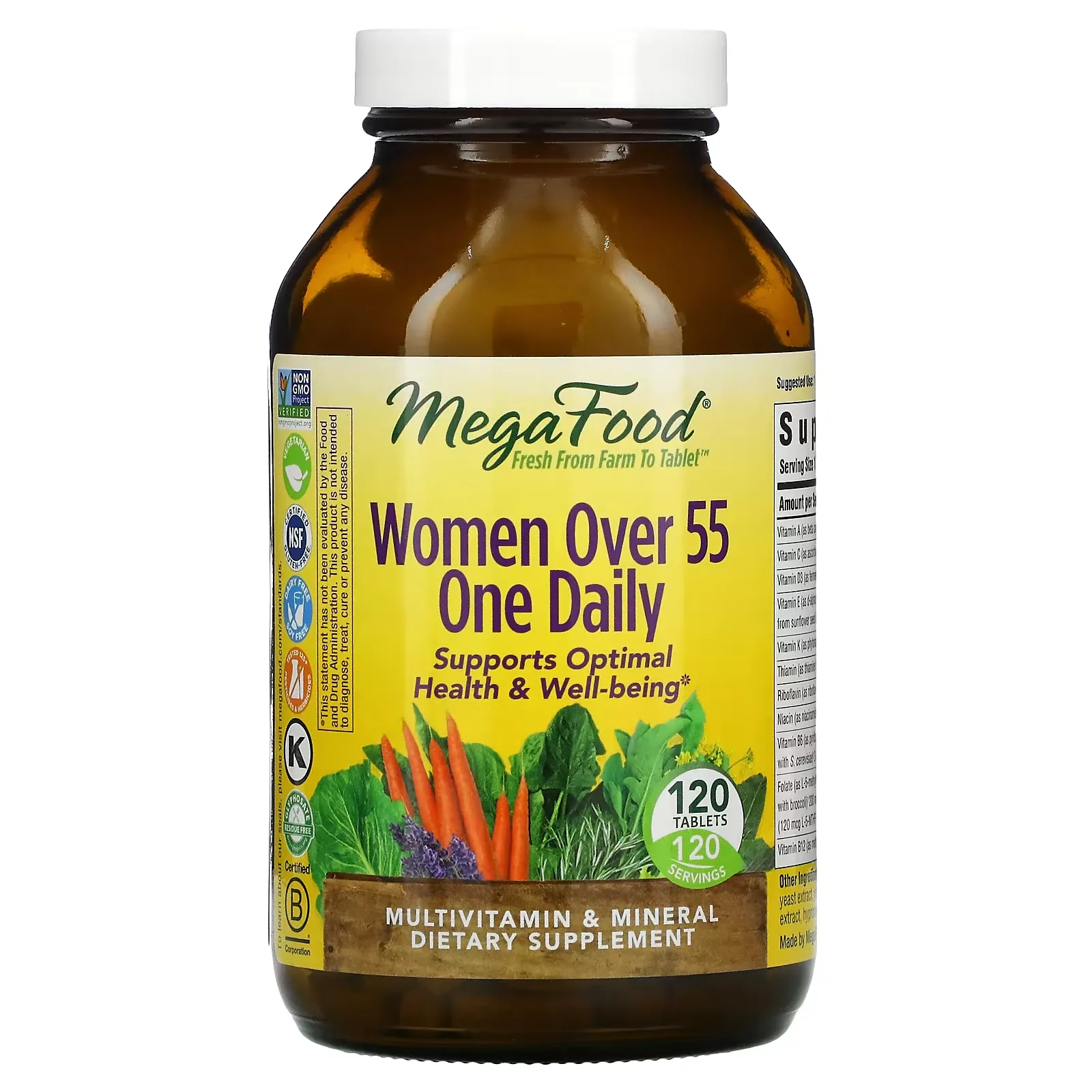 Women Over 55 One Daily, 120 Tablets