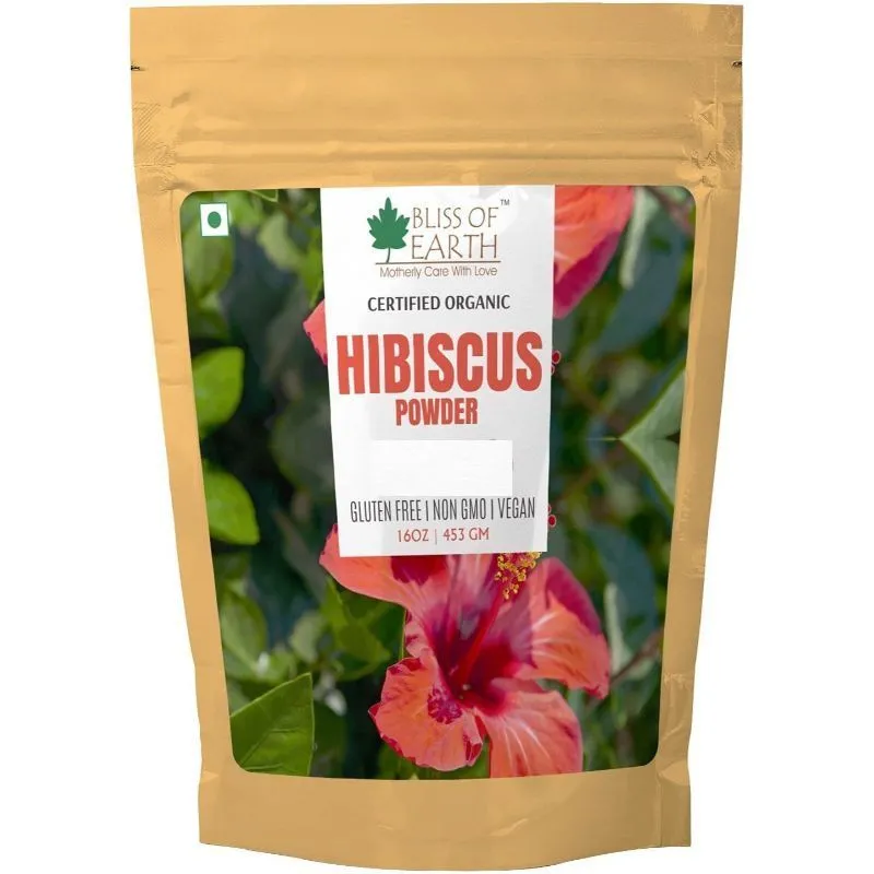 Bliss Of Earth Certified Organic Hibiscus Powder