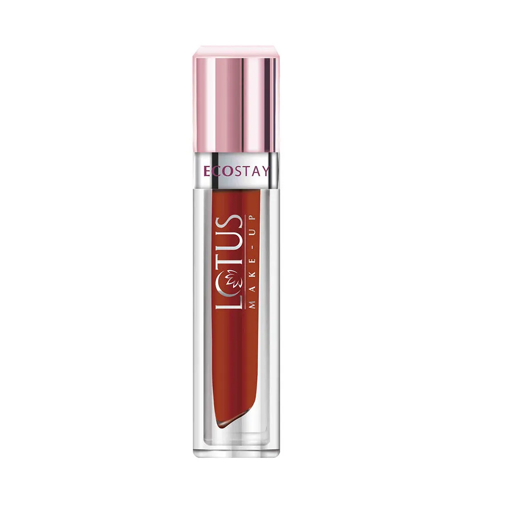 Lotus Make-Up Ecostay Matte Lip Lacquer - Earthy Rust