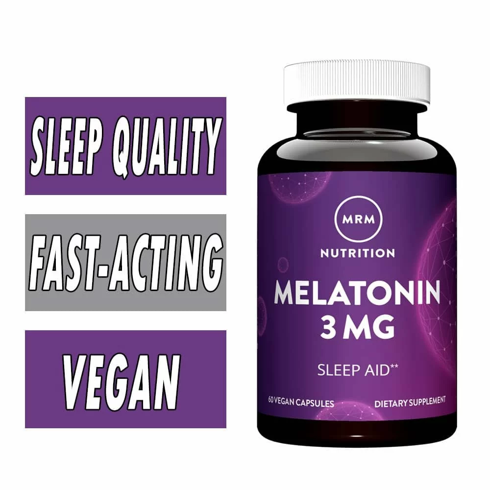 MRM Melatonin - 3 MG - 60 Veg Capsules