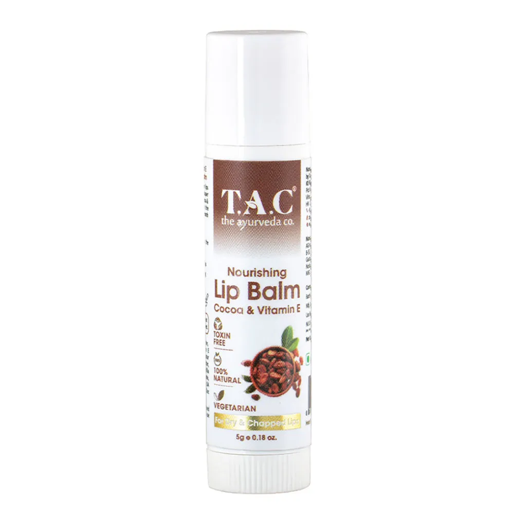 TAC - The Ayurveda Co. Nourishing Lip Balm Cocoa & Vitamin E