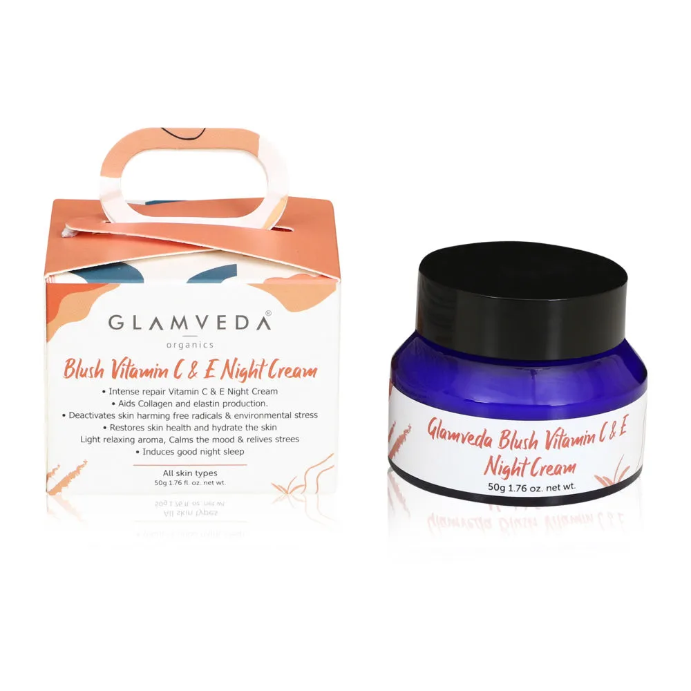 Glamveda Blush Vitamin C & E Night Cream