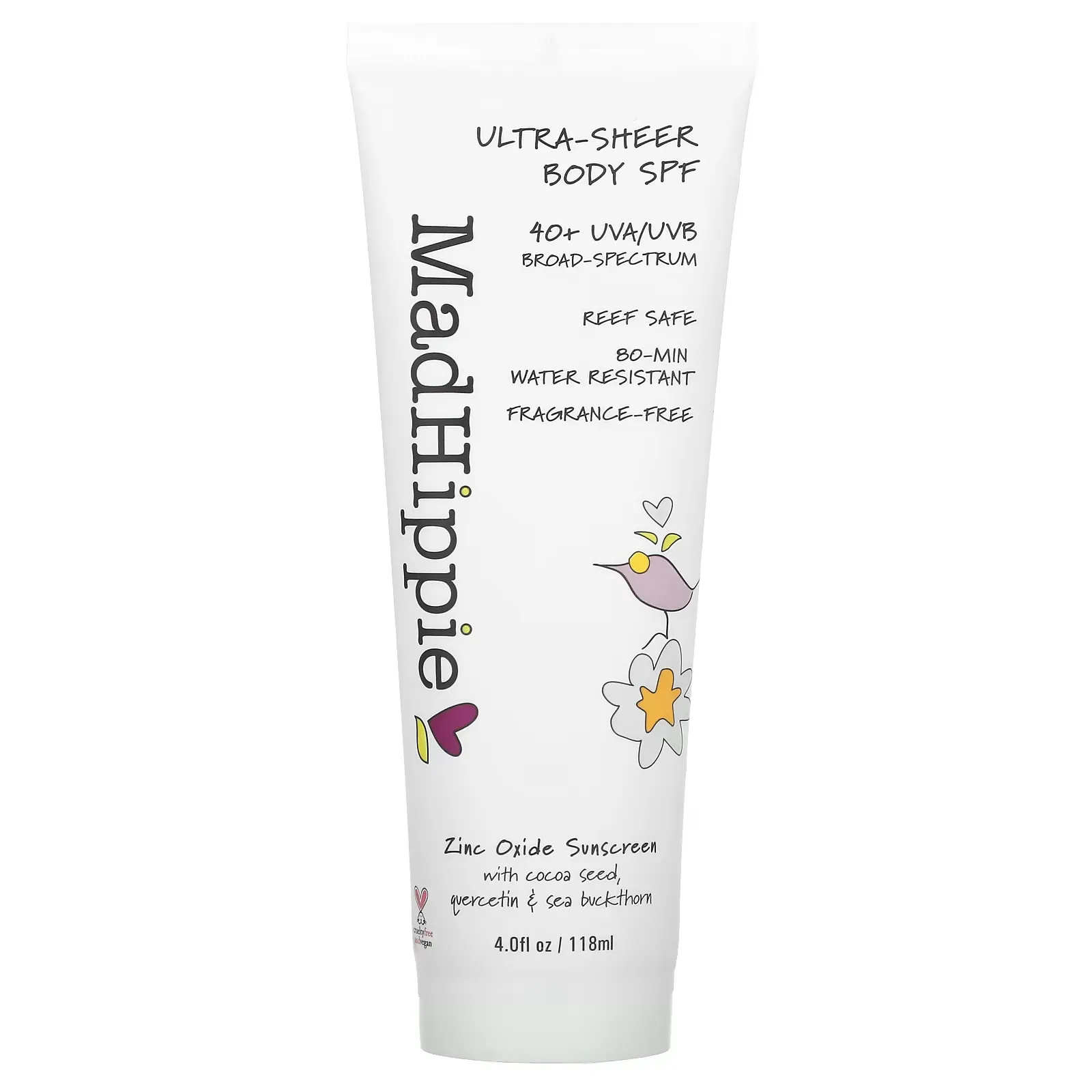 Ultra-Sheer Body SPF, 40+, 4 fl oz (118 ml)