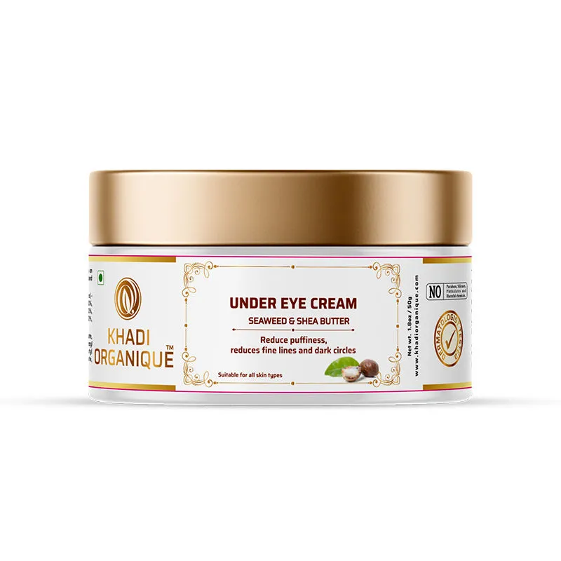 Khadi Organique Under Eye Cream For Reduce Fine Lines & Dark Circles