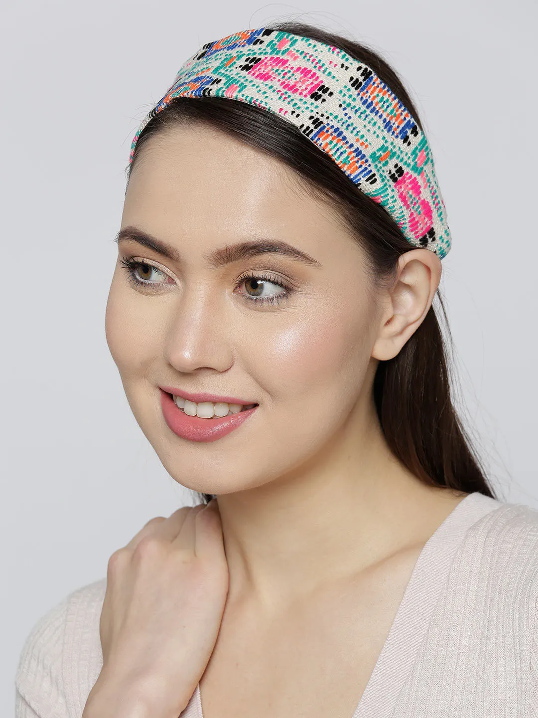 Blueberry Multi Color Printed Hair Band