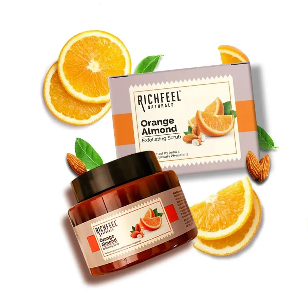 Richfeel Orange Almond Scrub (100 g)