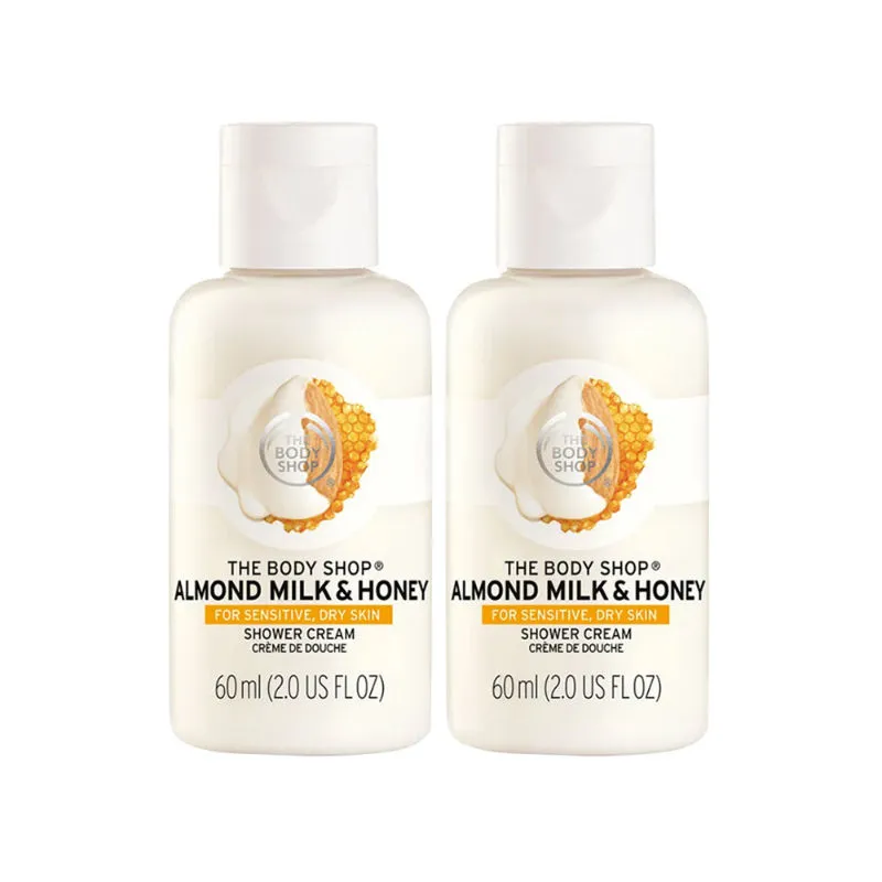 The Body Shop Set Of 2 Milk & Honey Shower Cream Mini