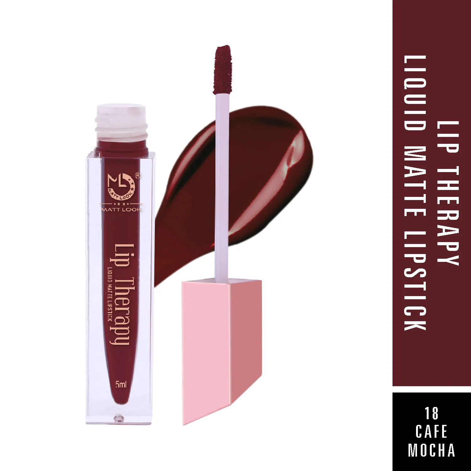 Matt look Lip Therapy Liquid Matte Lipstick - Cafe Mocha