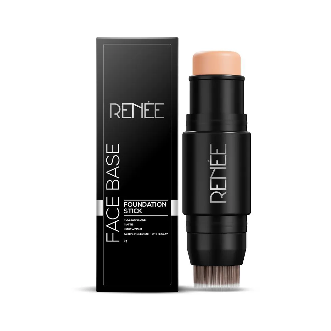 Renee Cosmetics Face Base Foundation Stick With Applicator - Mocha