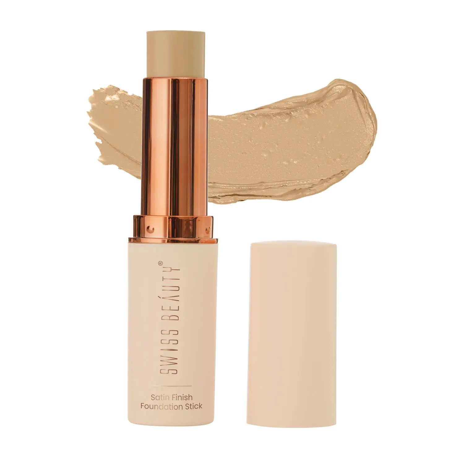 Swiss Beauty Satin Finish Panstick Foundation for Flawless base with Long lasting dewy finish 02 Light Natural