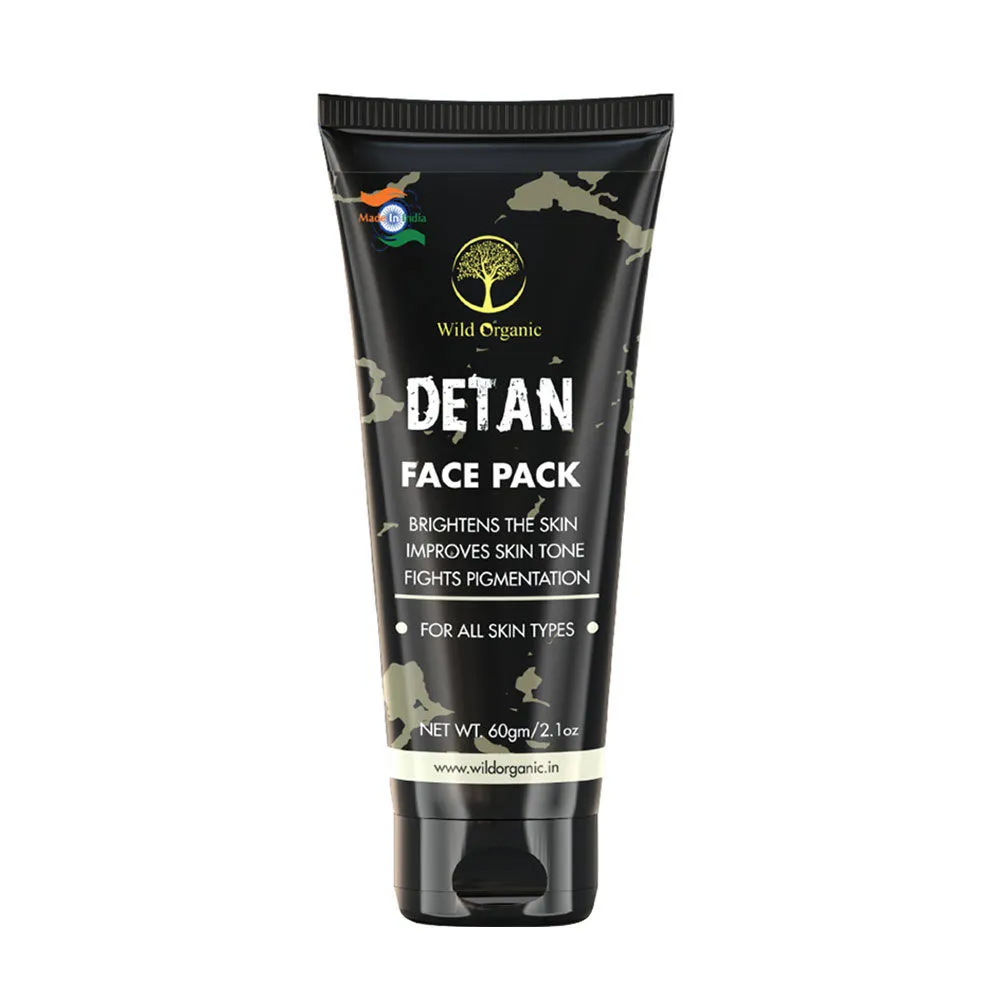 Wild Organic De Tan Face Pack