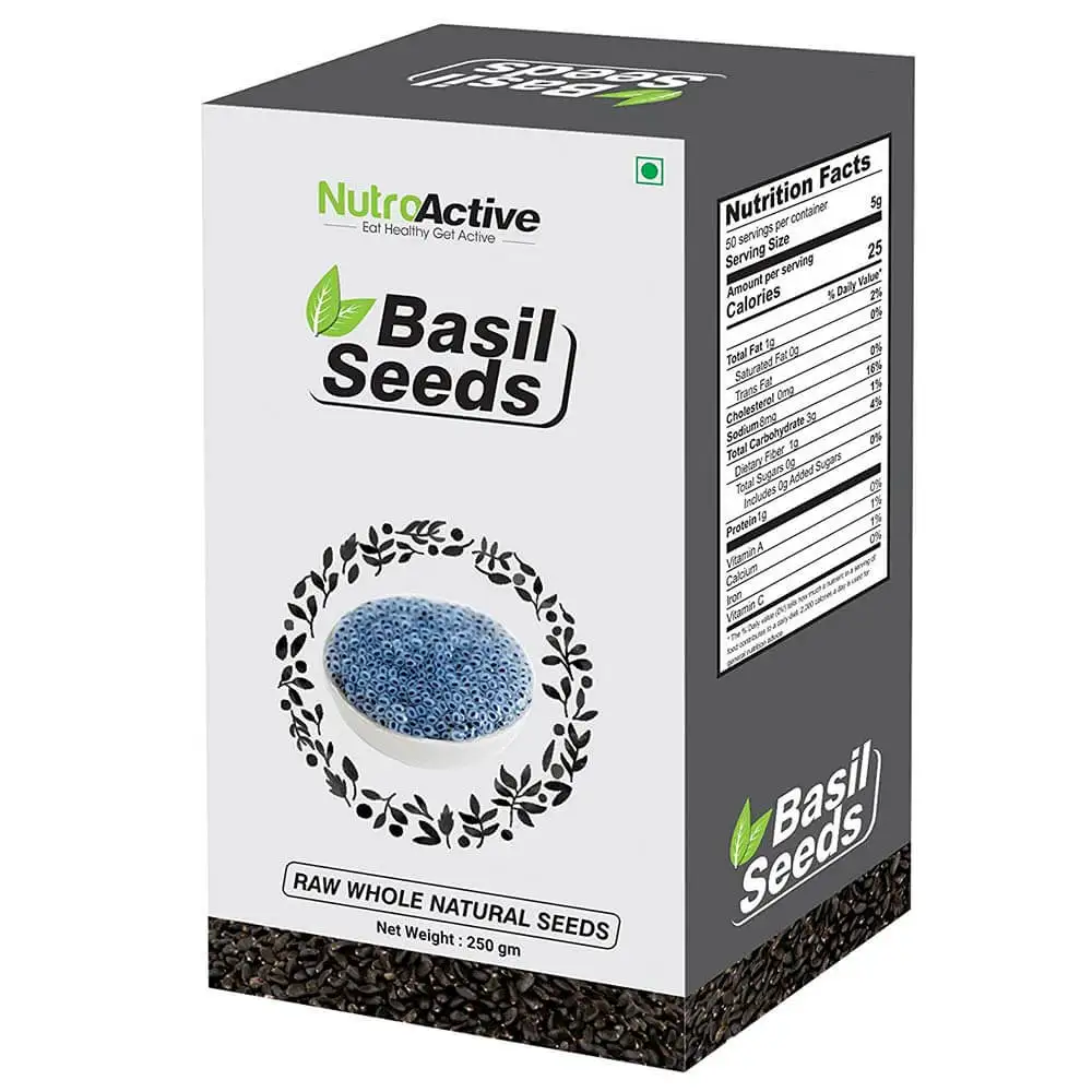 NutroActive Basil Seeds,  0.250 kg