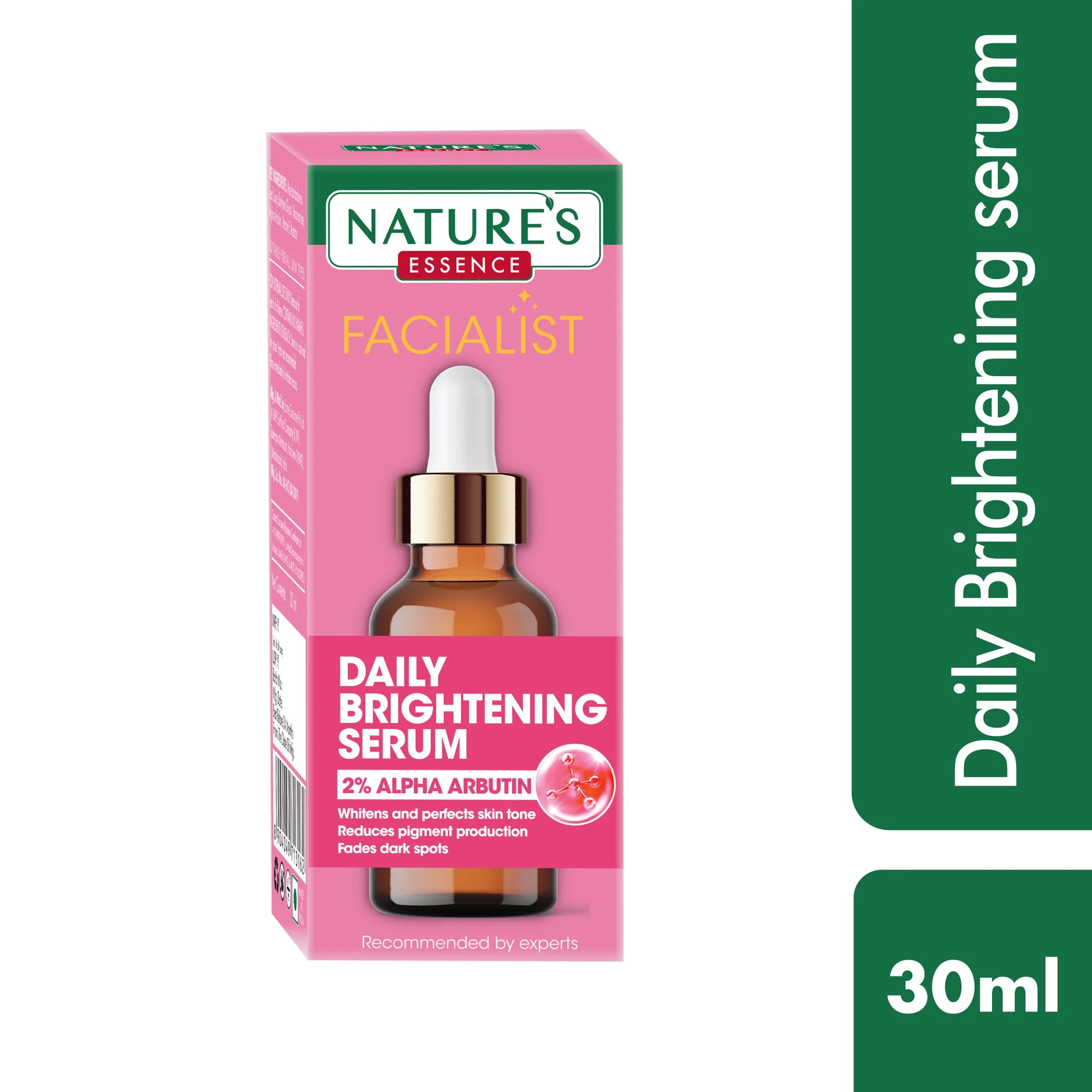 Nature's Essence Facialist Daily Brightening Serum with 2% Alpha Arbutin