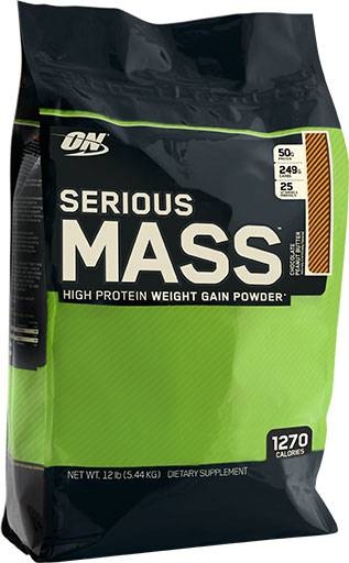 Serious Mass Chocolate Peanut Butter 12lb By Optimum Nutrition