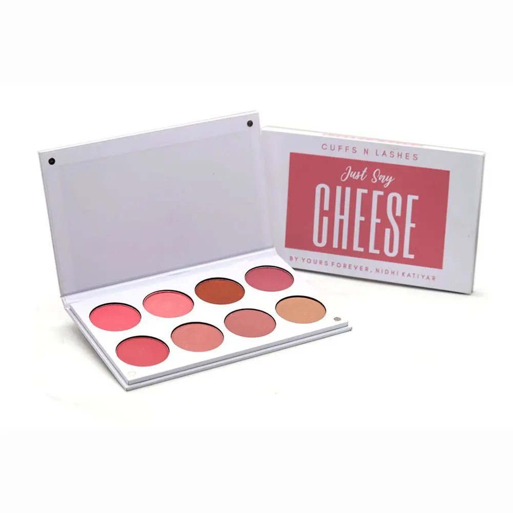 Cuffs N Lashes Just Say Cheese, 8 Color Blush Palette