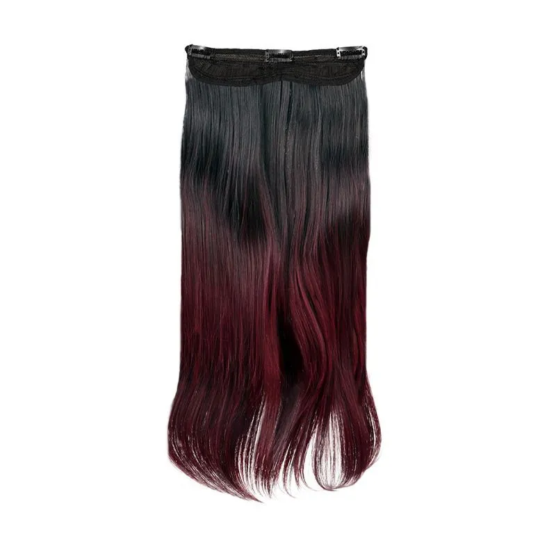 Streak Street Red Wine Burgundy Ombre Hair Extensions