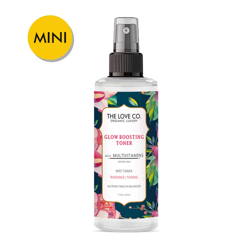 The Love Co. Organic Luxury Glow Boosting Toner with Multivitamins