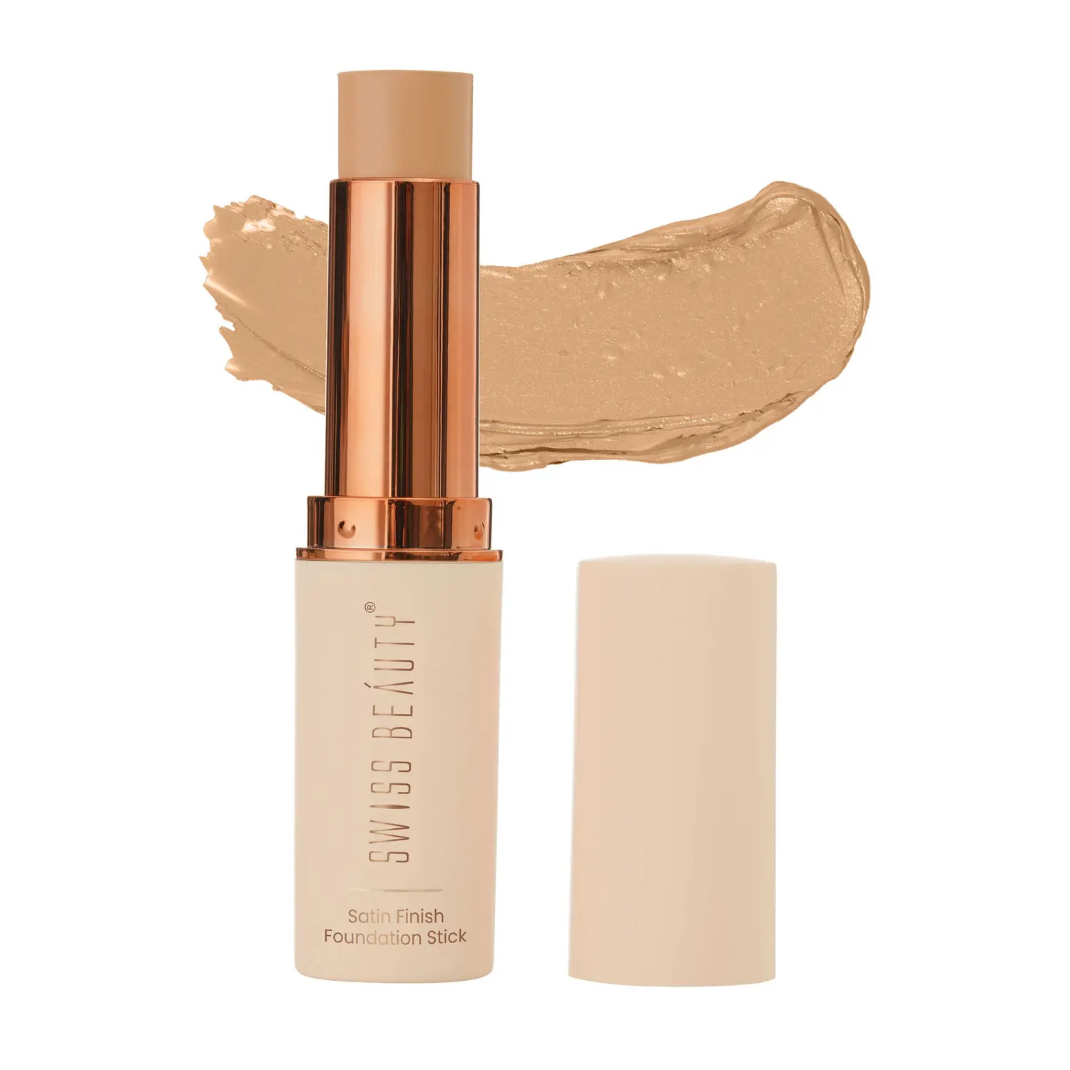 Swiss Beauty Satin Finish Panstick Foundation for Flawless base with Long lasting dewy finish 06 Tan