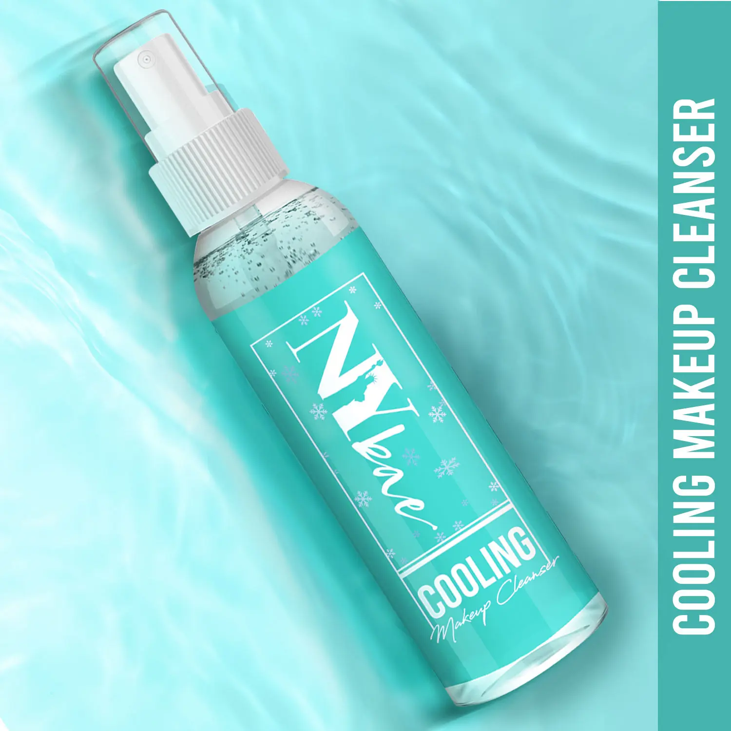 NY Bae Cooling Makeup Cleanser | Instant Cooling Effect | Nourishing | Removes Makeup | Enriched With Tea Tree, Neem & Aloe Vera (120 ml)