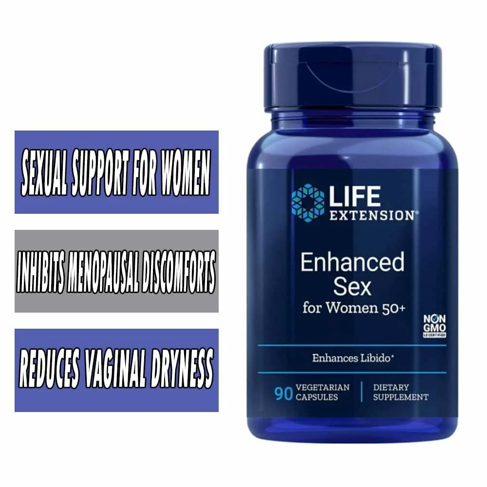 Life Extension Enhanced Sex for Women 50+ - 90 Veg Capsules