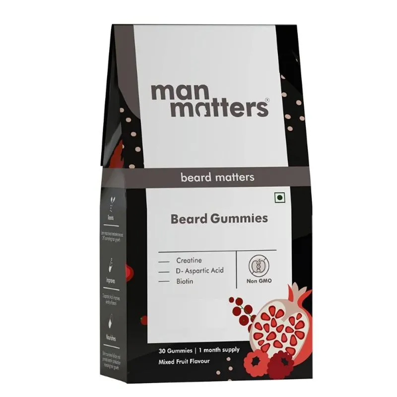 Man Matters Beard Gummies For Men