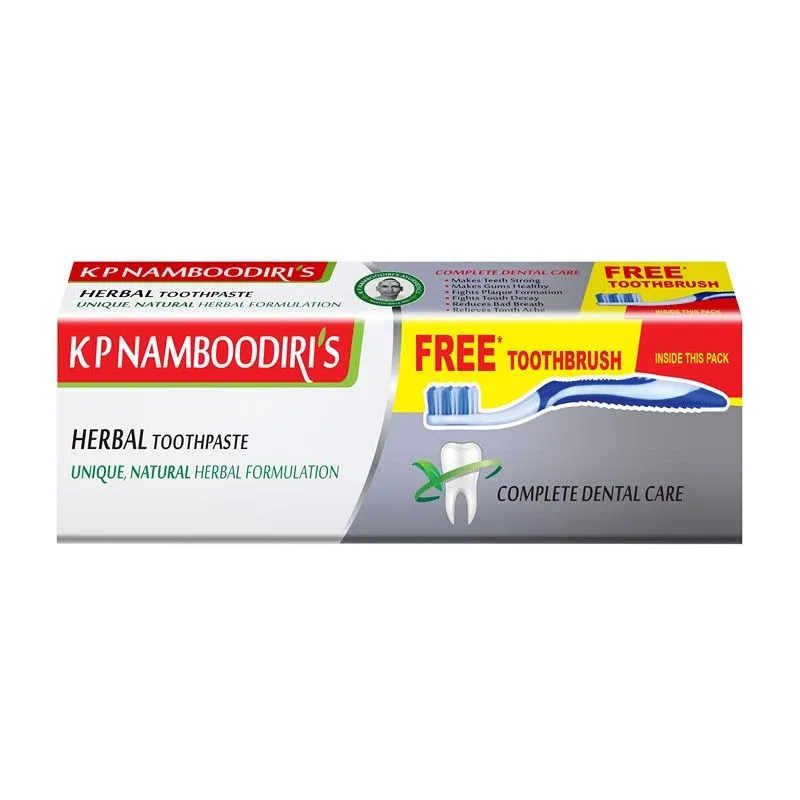 K.P. Namboodiri's Herbal Toothpaste- A Toothbrush Free