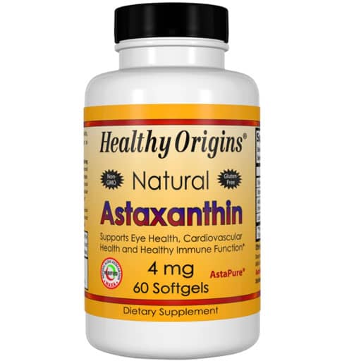 Healthy Origins Astaxanthin - 4 mg - 60 Softgels