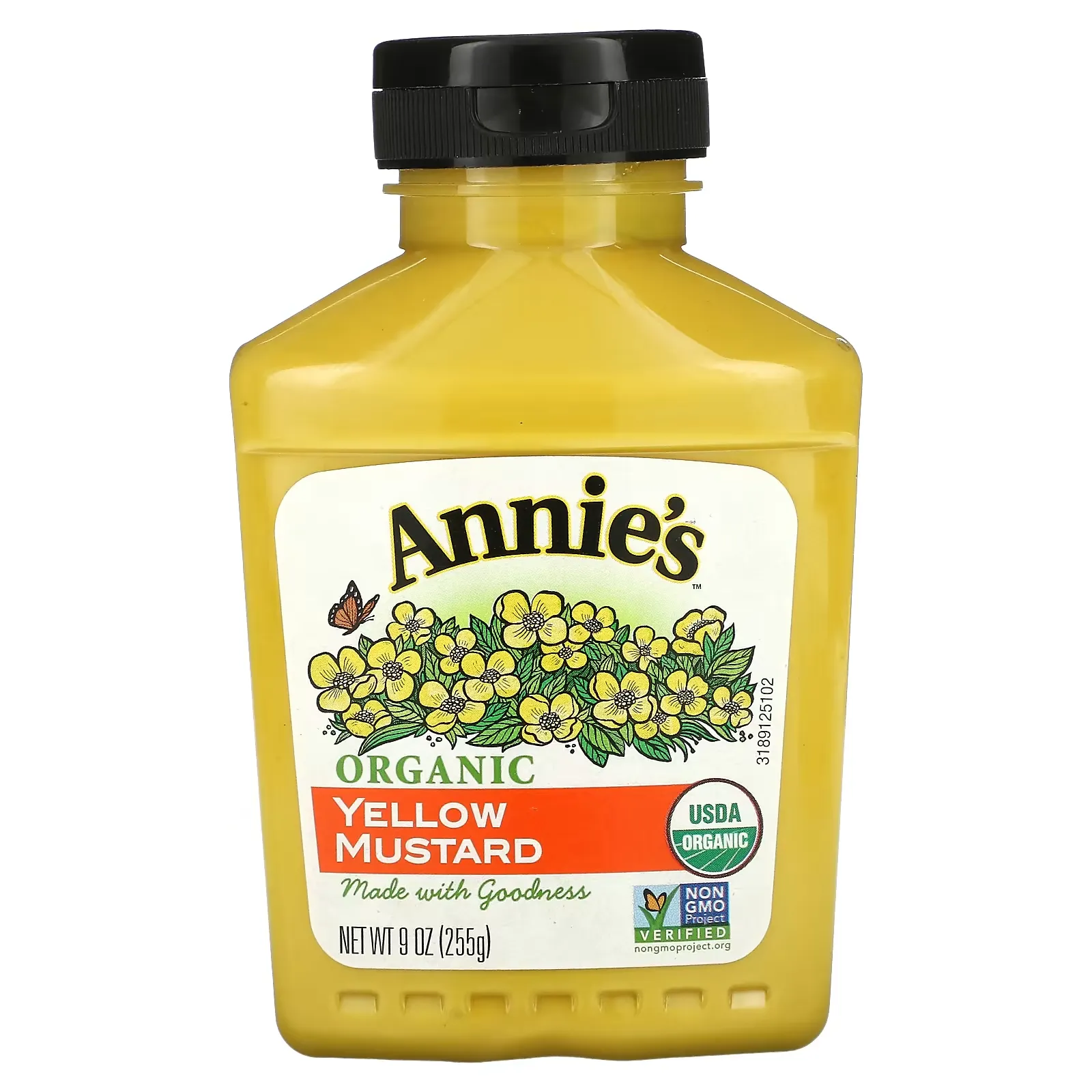 Organic Yellow Mustard, 9 oz (255 g)