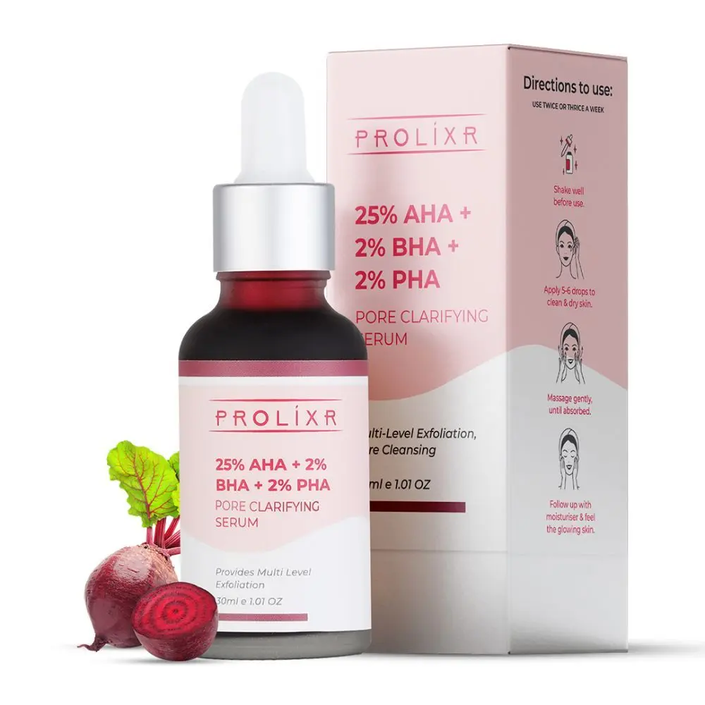 Prolixr Aha 25% Bha 2% Pha 2% Exfoliating Serum