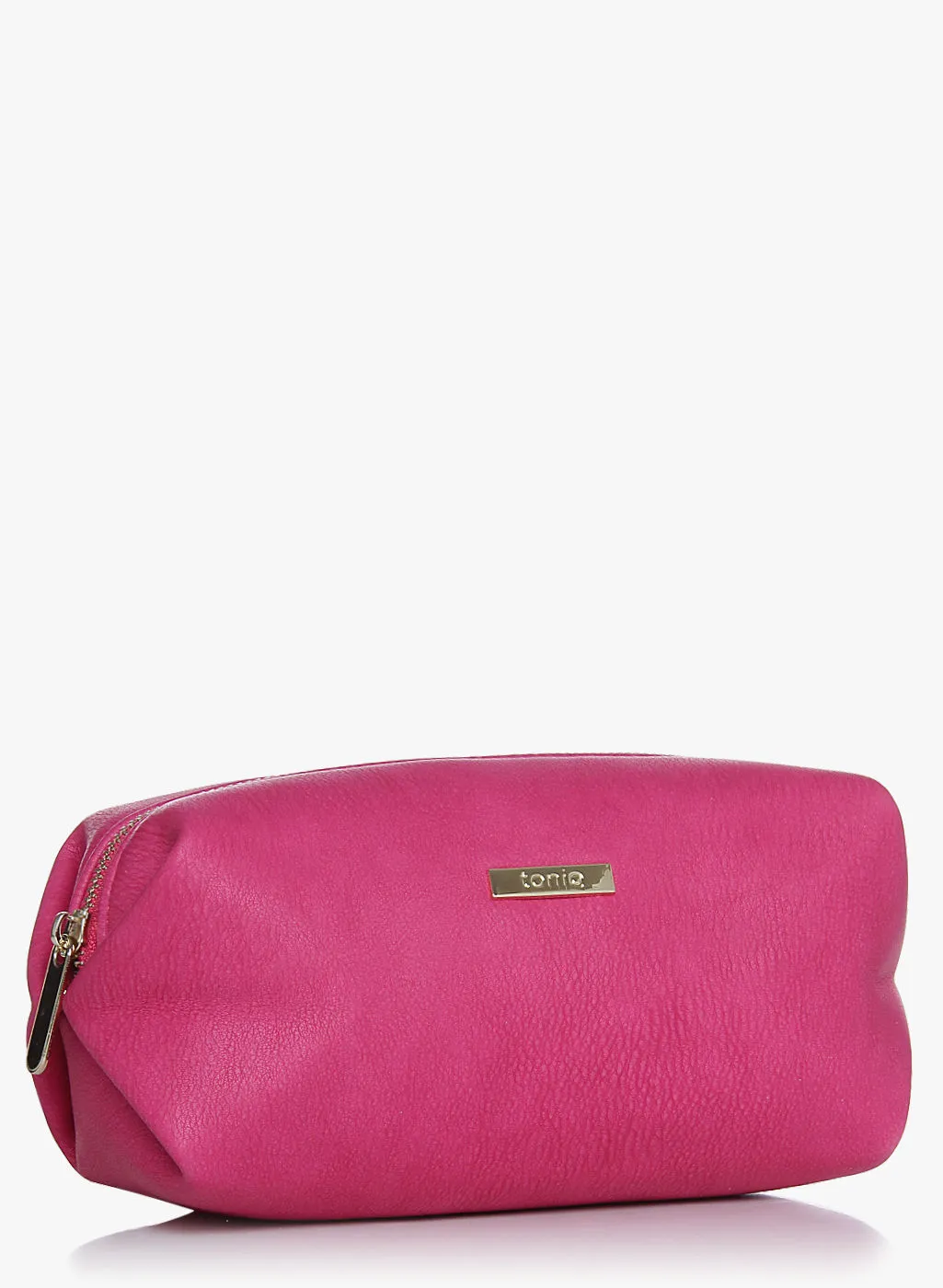 Toniq Pink Textured Makeup Bag