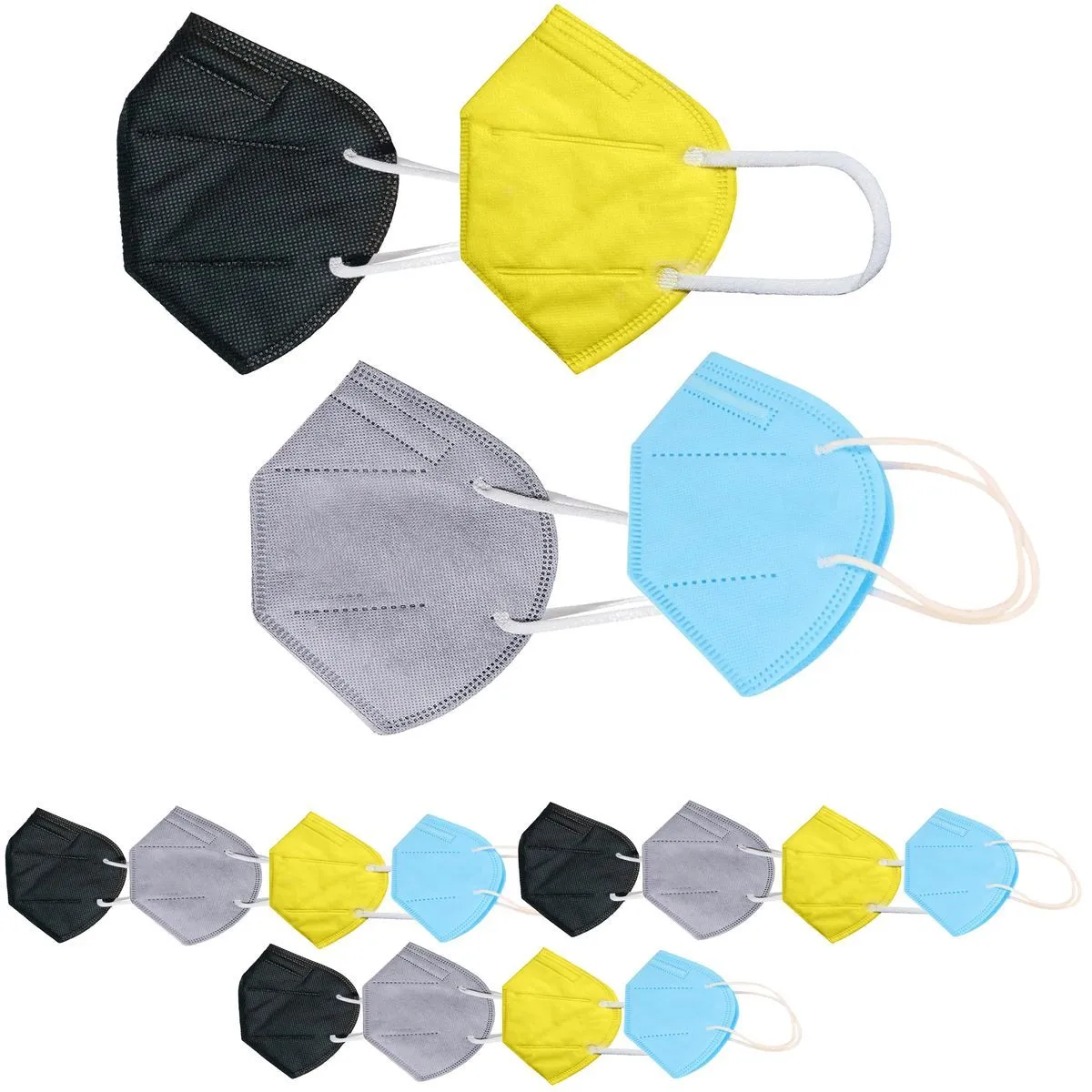 OOMPH Pack of 16 Kn95/N95 Anti-Pollution Reusable 5-Layer Mask