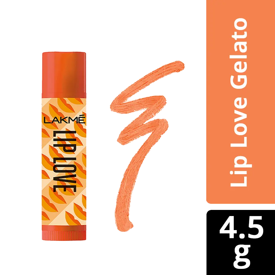 Lakme Lip Love Gelato Chapstick - Fresh Orange