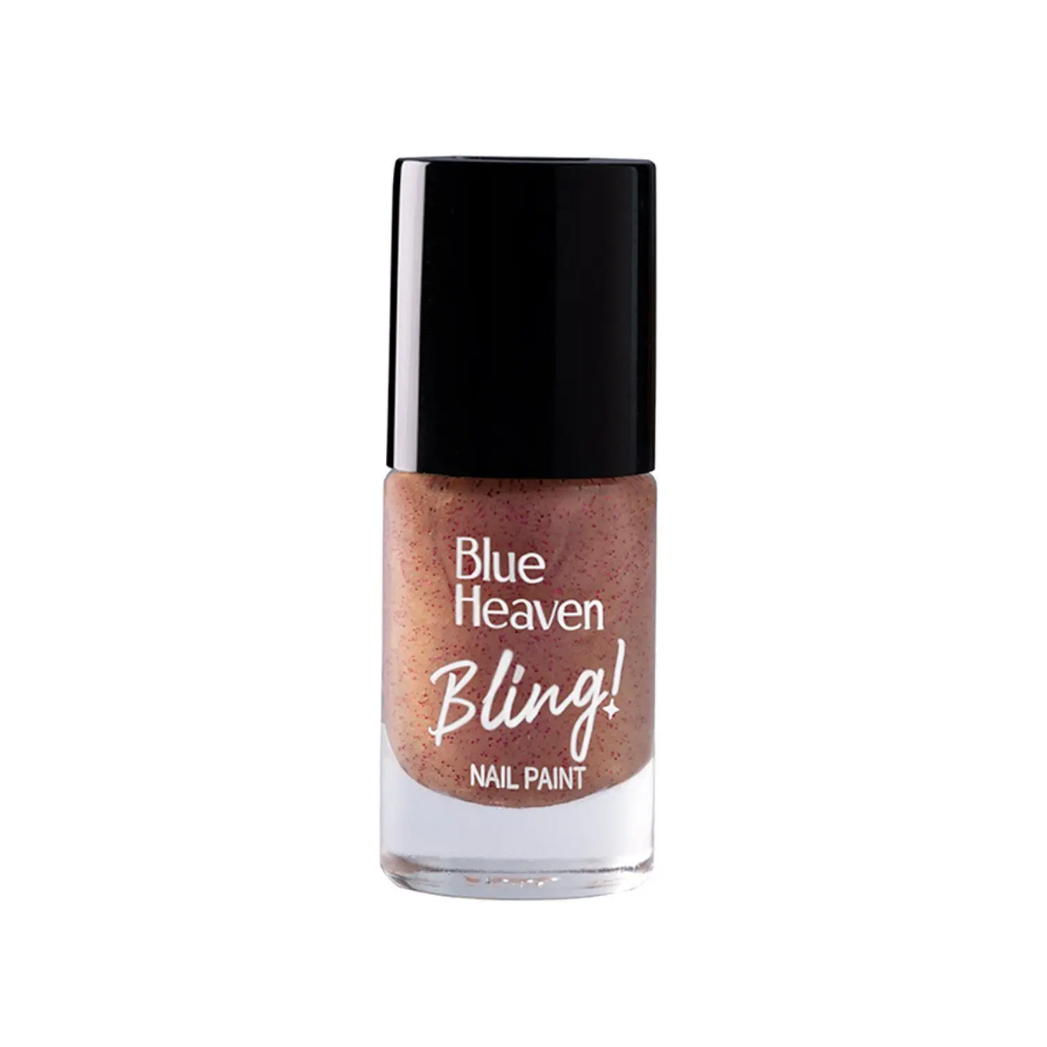 Blue Heaven Bling Nail Paint - 805 Brilliant Earth, 8ml