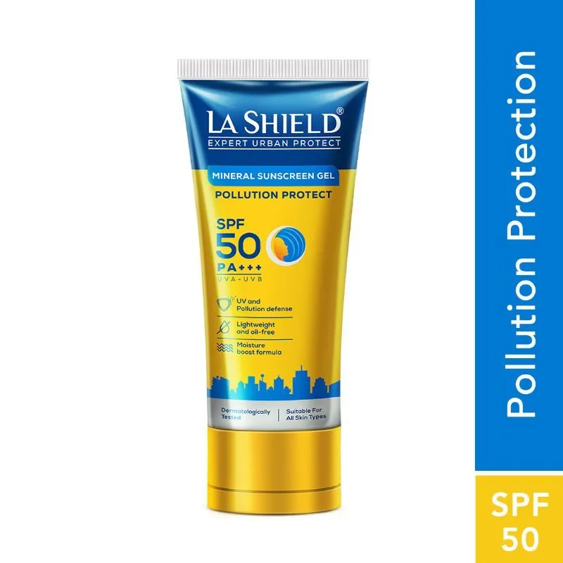 La Shield Pollution Protect Mineral Sunscreen Gel SPF 50