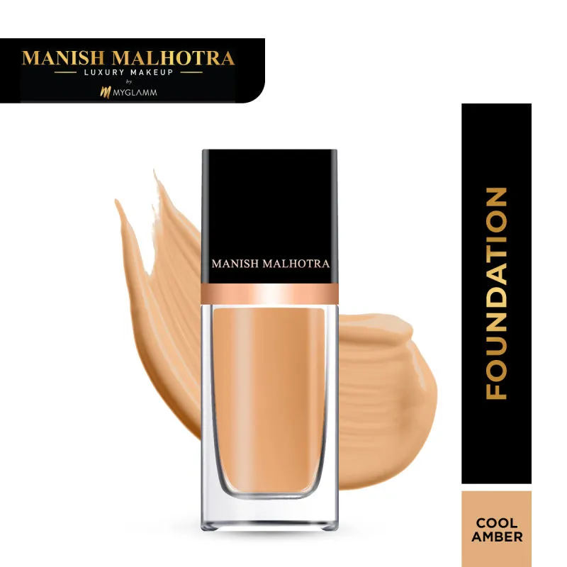 MyGlamm Manish Malhotra Beauty Skin Awakening Foundation - Cool Amber