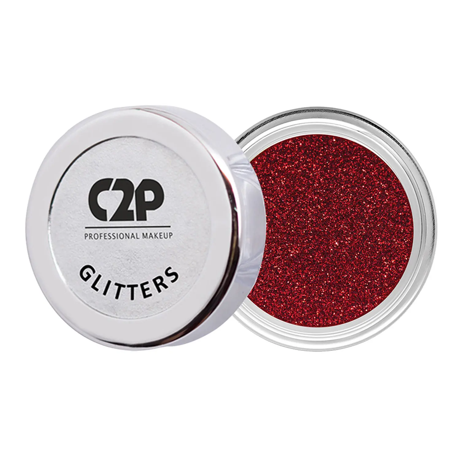 C2P Pro Uptown Eyeshadow Loose Glitters - Sparkling Red 33