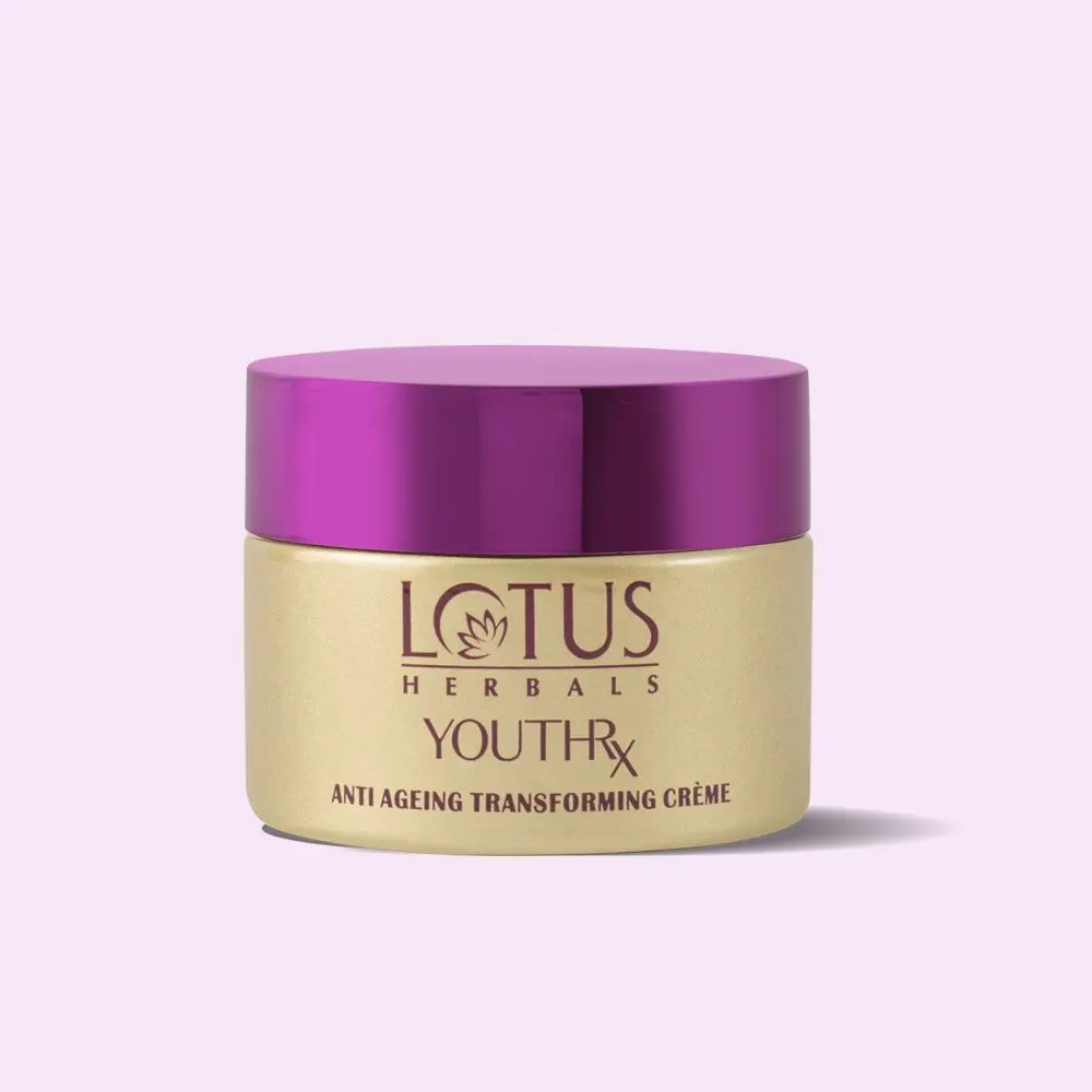 Lotus Herbals YouthRx Anti Ageing Transforming Cream SPF 25 | PA+++ | Preservative Free | 10g