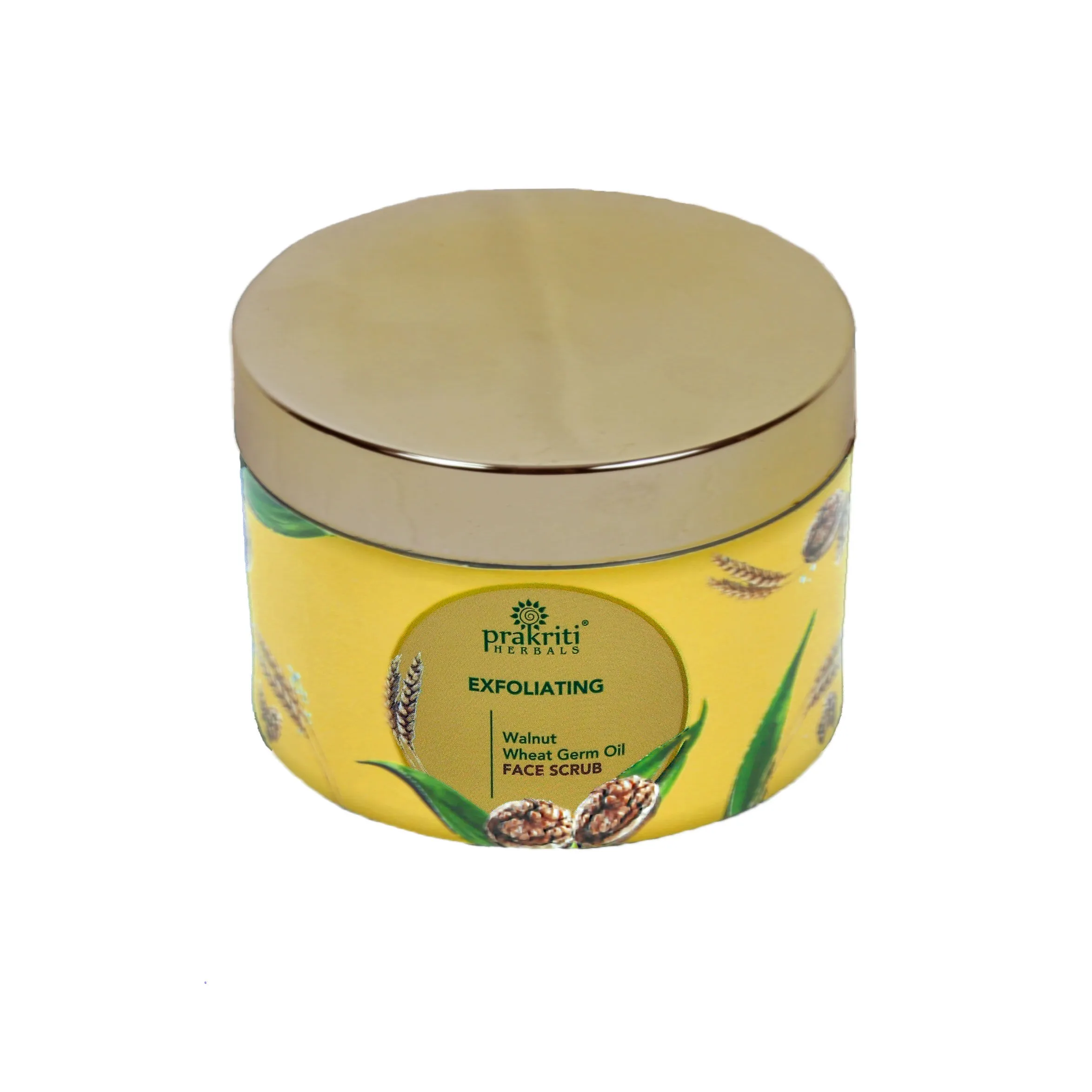 Prakriti Herbals Anti Pigmentation & Sun Tan Exfoliating Walnut Wheat Germ Oil Face Scrub