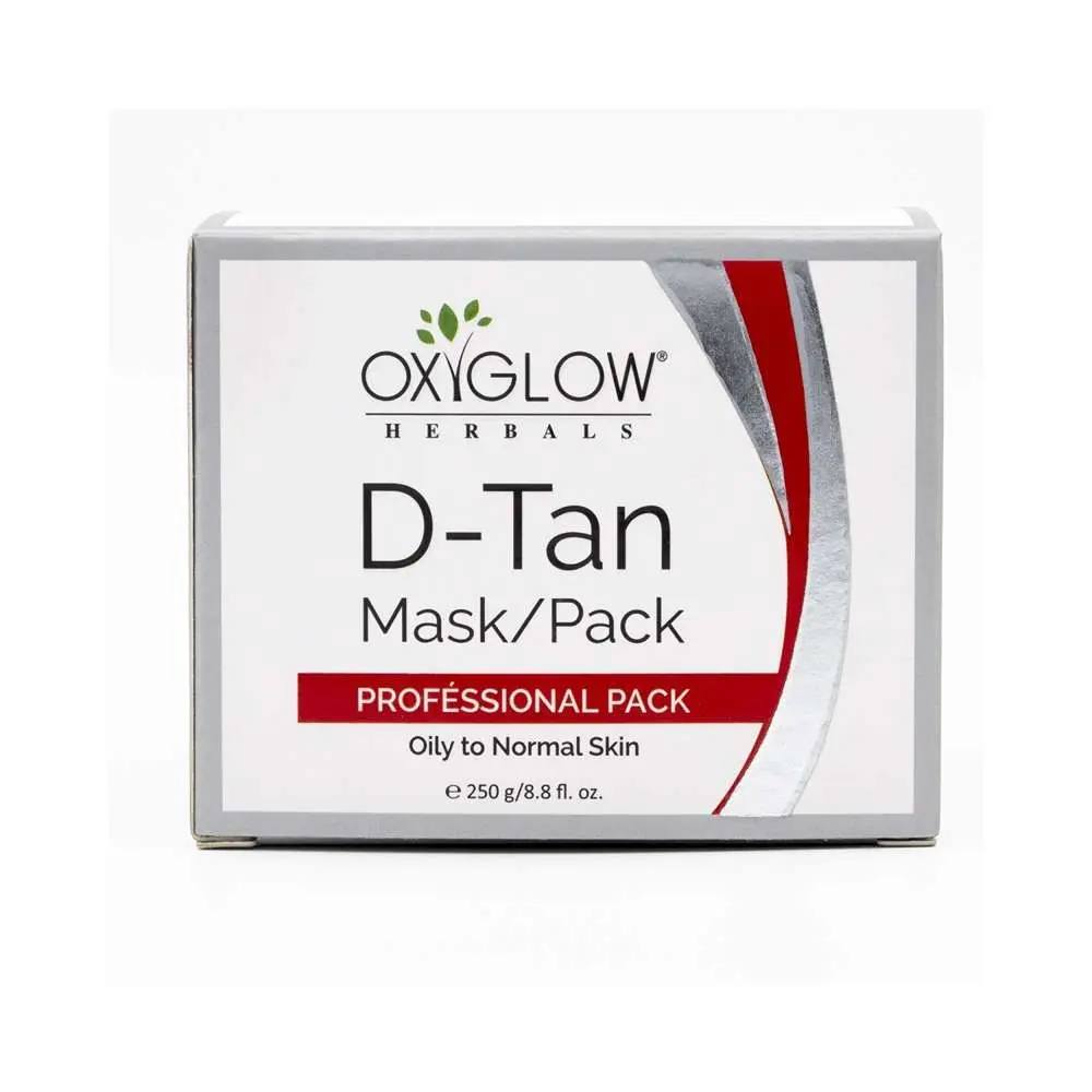 OxyGlow Herbals D-Tan Mask/Pack 250 gm, Ultra Radiance skin, Soothes & evens Skin Tone