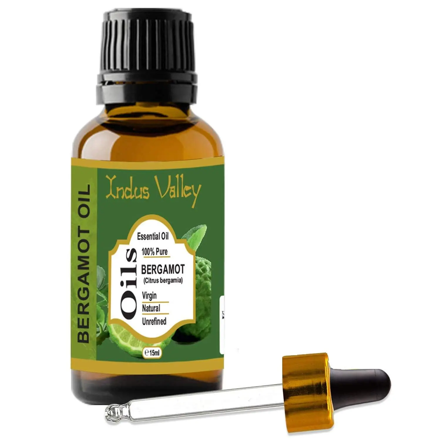 Indus Valley Bio Organic Bergamot Essential Oil (15 ml)