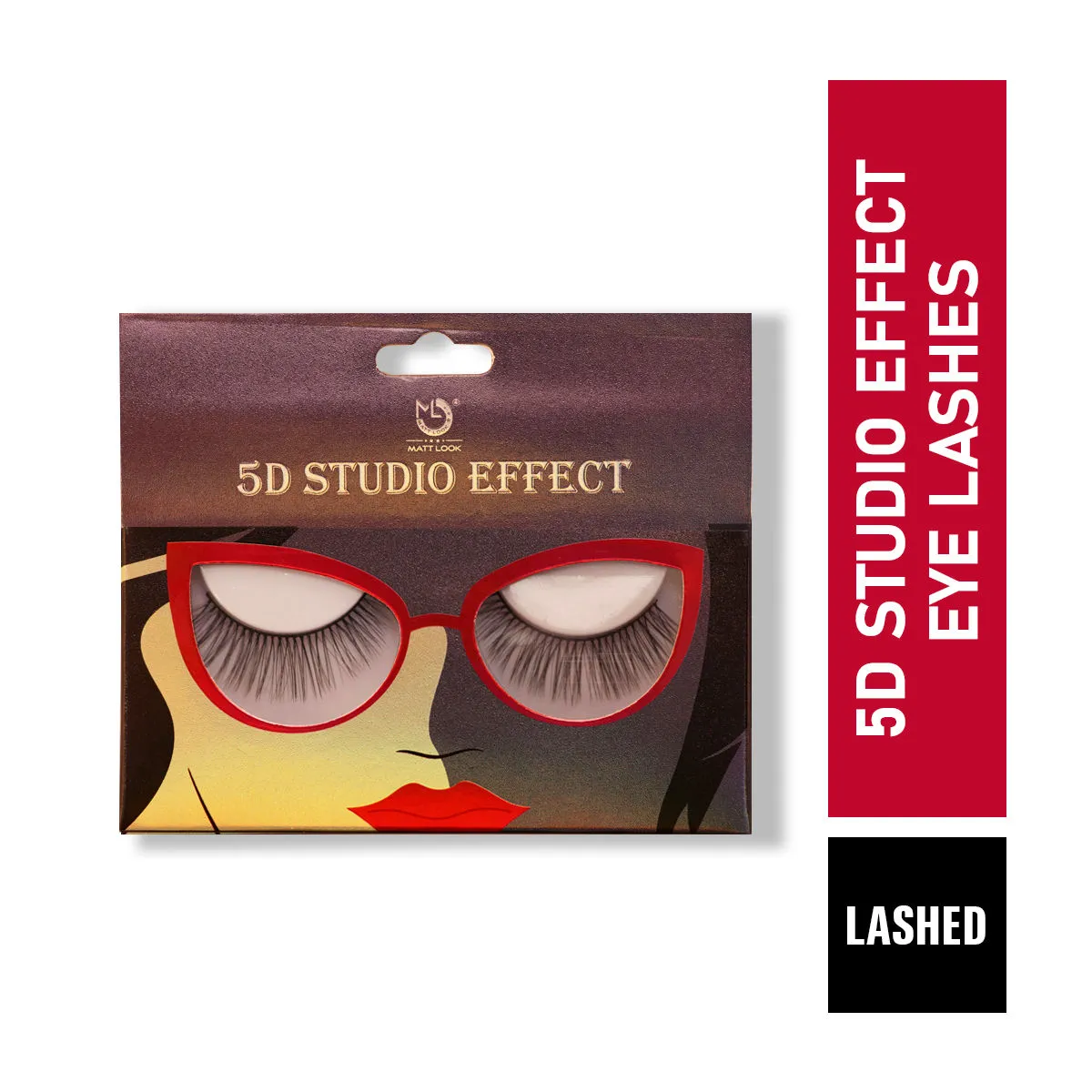 Matt look 5D Studio Effect Eyelashes Collection - Lashed