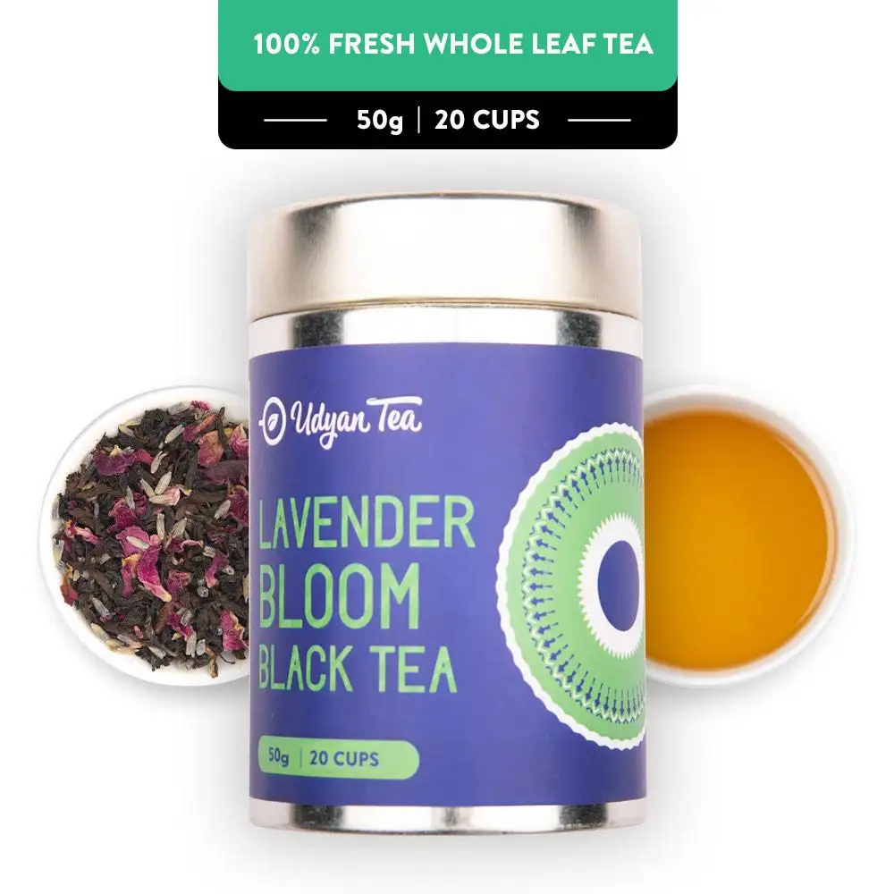 Udyan Lavender Bloom Black Tea,  Natural  50 g