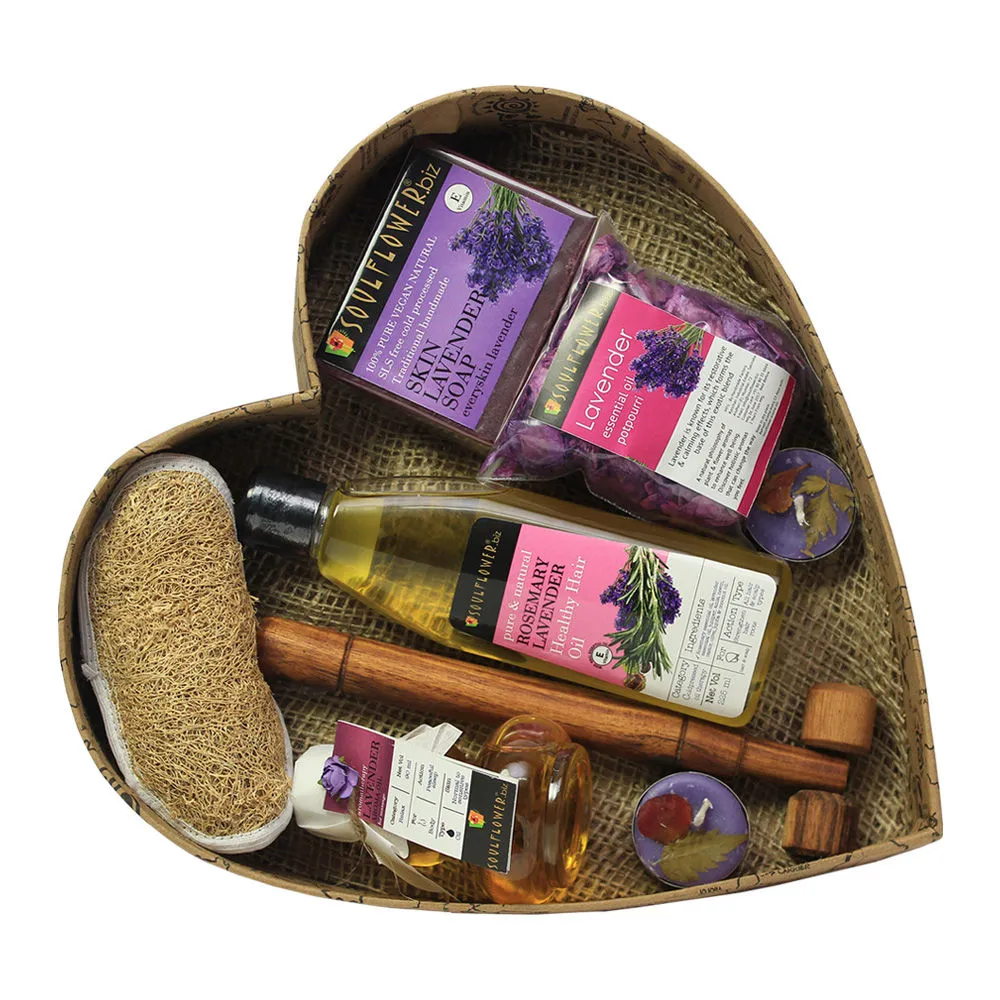 Soulflower Lavender Bath Gift Set