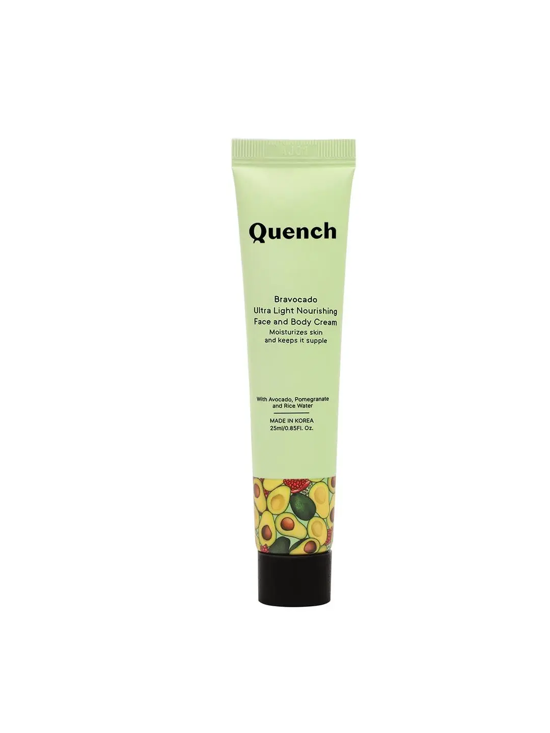 Quench Botanics Bravocado Ultra Light Nourishing Face and Body cream (mini) | Korean Skin care (25 ml)