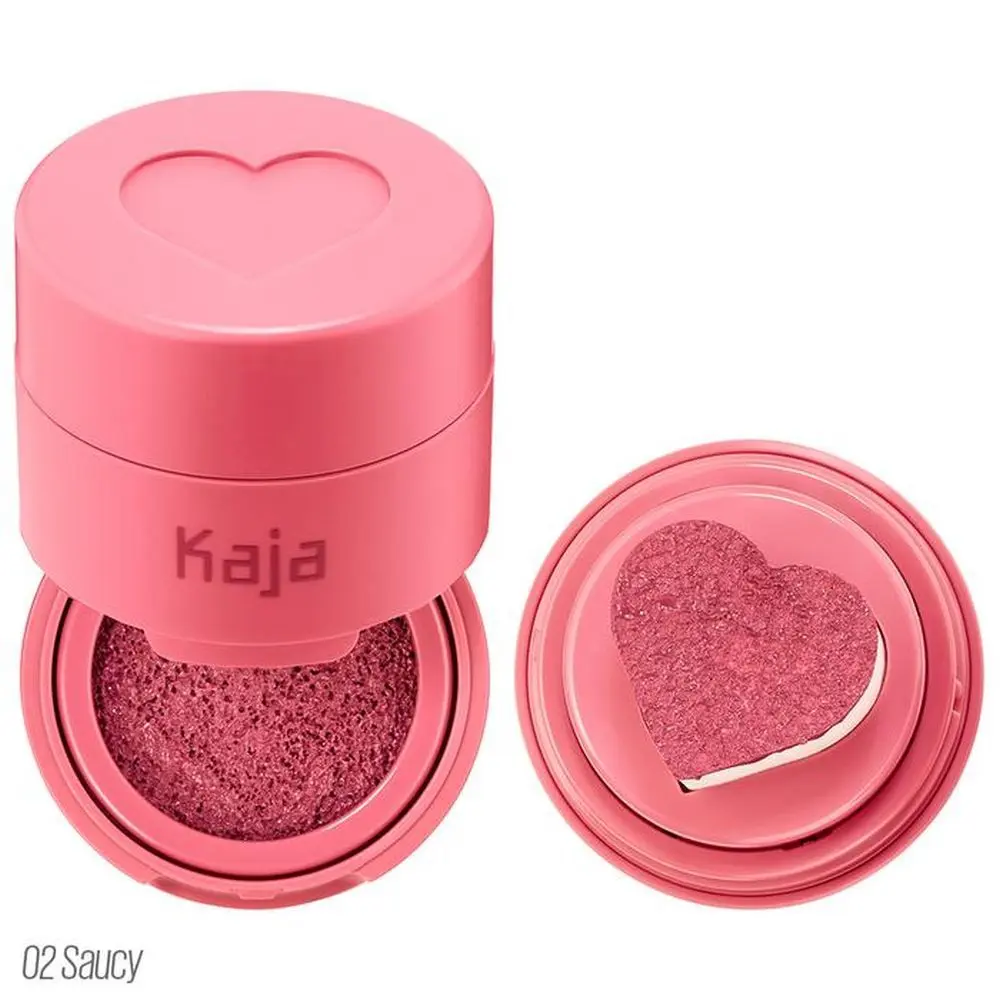 KAJA Cheeky Stamp | Blendable Liquid Blush | 02 Saucy - Dusty mauve | Cruelty-free, Vegan, Paraben-free, Sulfate-free, Phthalates-free, K-Beauty