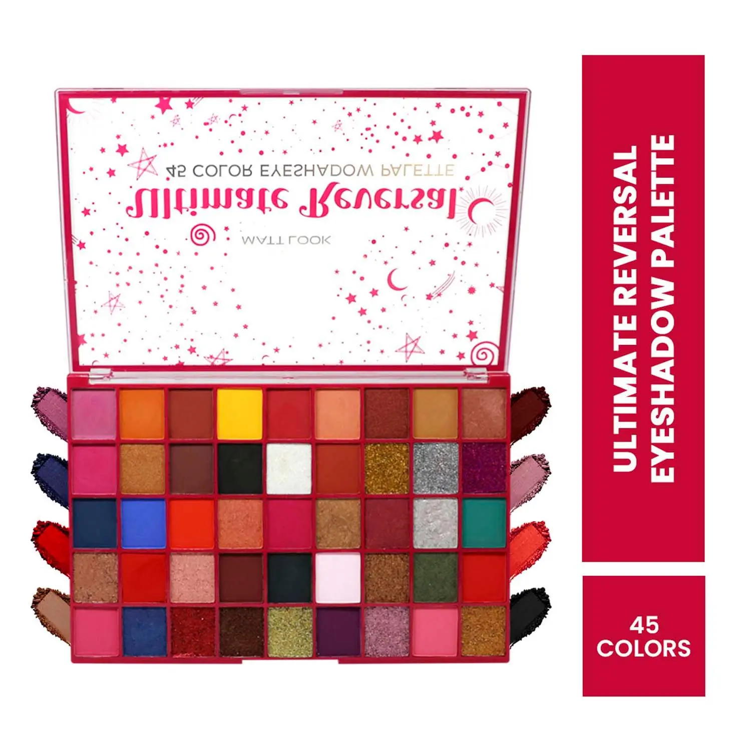 Matt look Ultimate Reversal 45 Colour Eyeshadow Palette, Multicolor-01 (65gm)